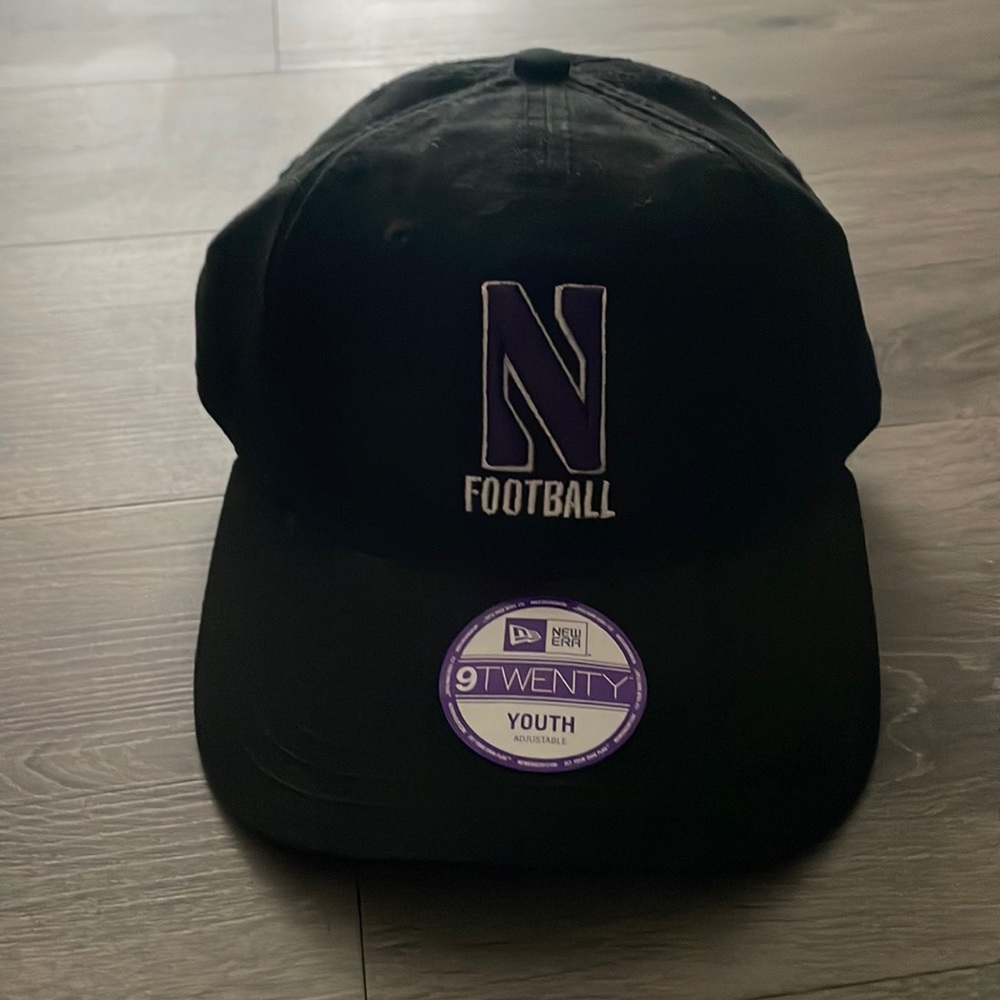 Northwestern University football cap youth size